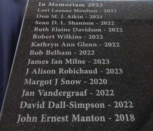 13 names added during the 25th annual Memorial Garden ceremony