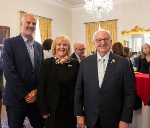 Photo, left to right: Jeff Densmore, VON Regional Executive Director, Jo-Anne Poirier, VON President and CEO, and His Honour The Honourable Arthur J. LeBlanc, Lieutenant Governor of Nova Scotia